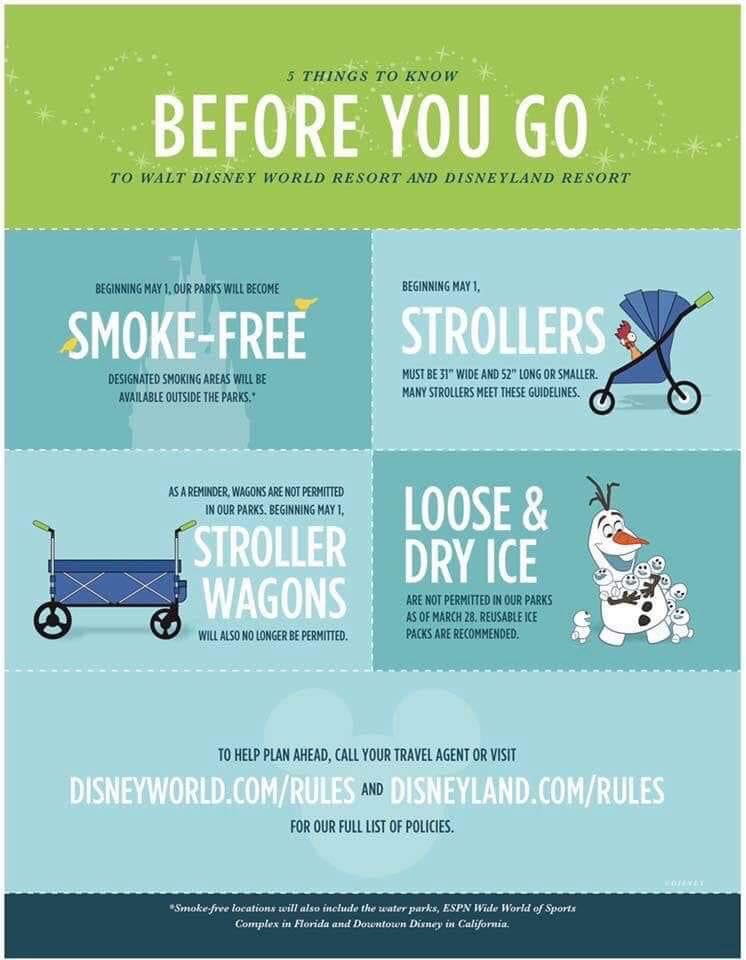 Disney Stroller Rules 2019