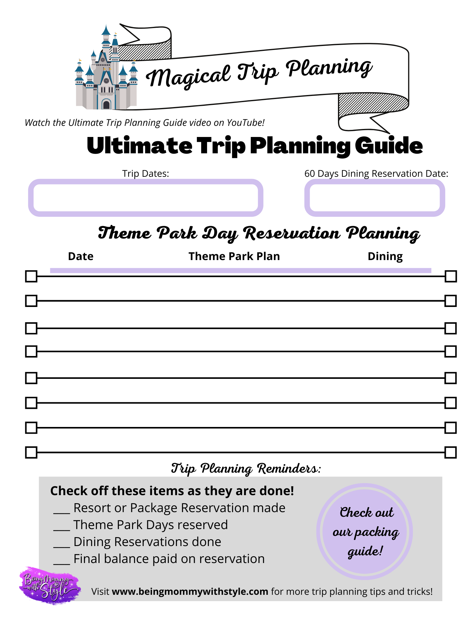Magical Trip Planning Guide