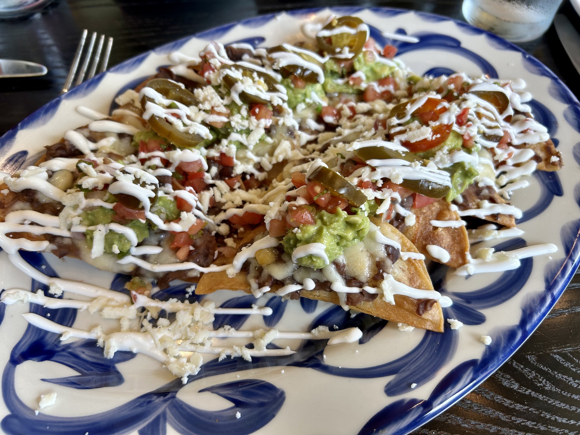 Nachos at Rosa Mexicano