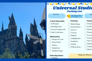 Featured Universal Studios Packing List