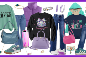 new years outfits collage