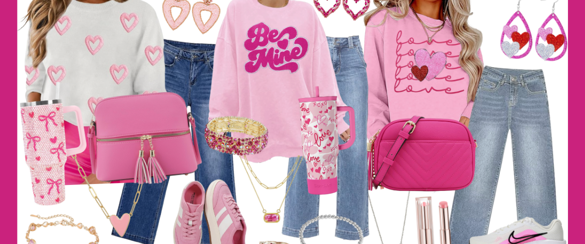 Pretty Pink Valentine’s Day Outfits for Women