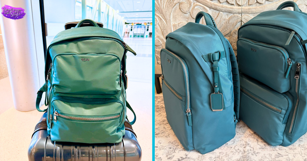 best travel backpack with shoe compartment WITZMAN Men Carry On Laptop & Black Plush Handle Design:Steelhead degree opening and a Charming Charlie Leather Backpacks